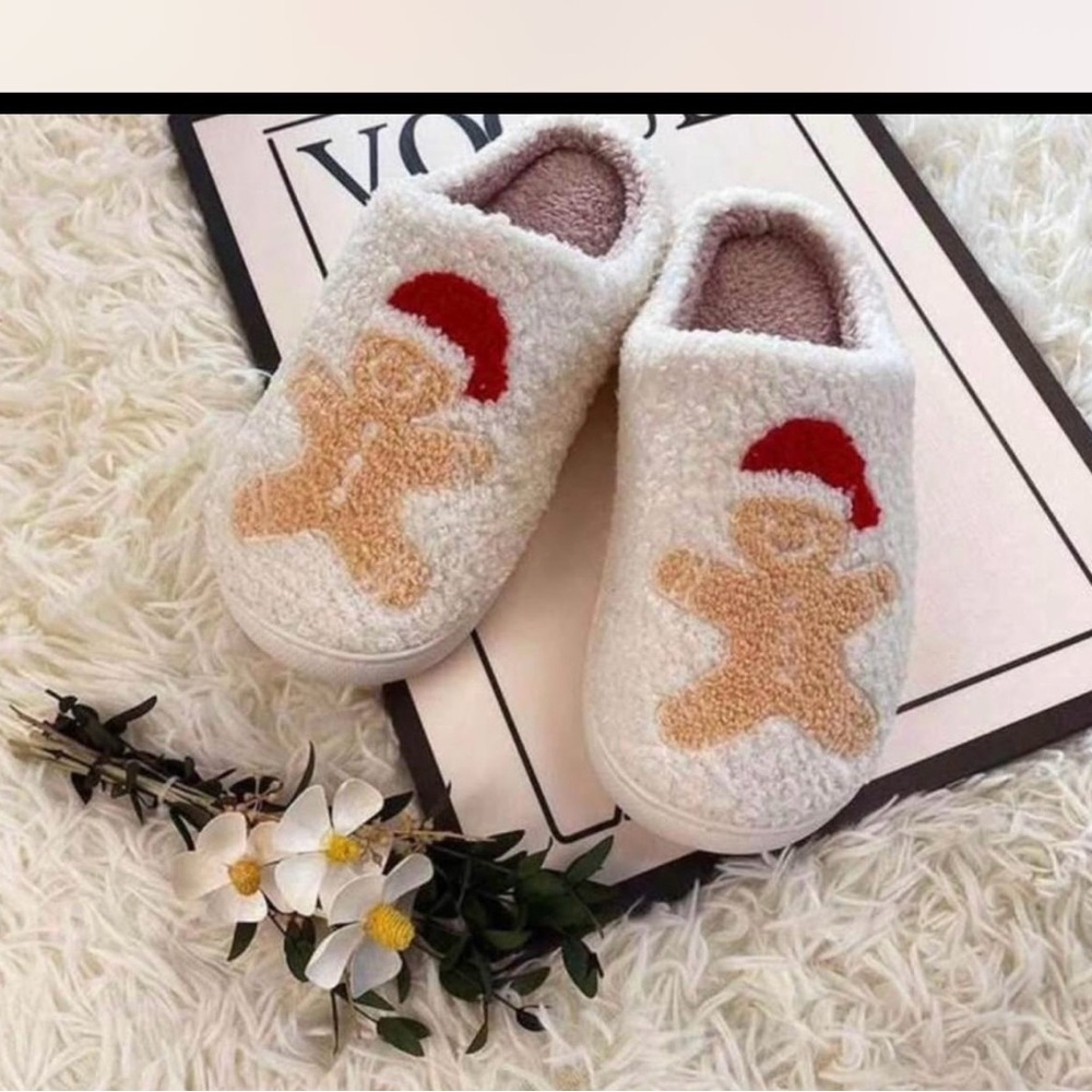 Cozy Gingerbread Slippers